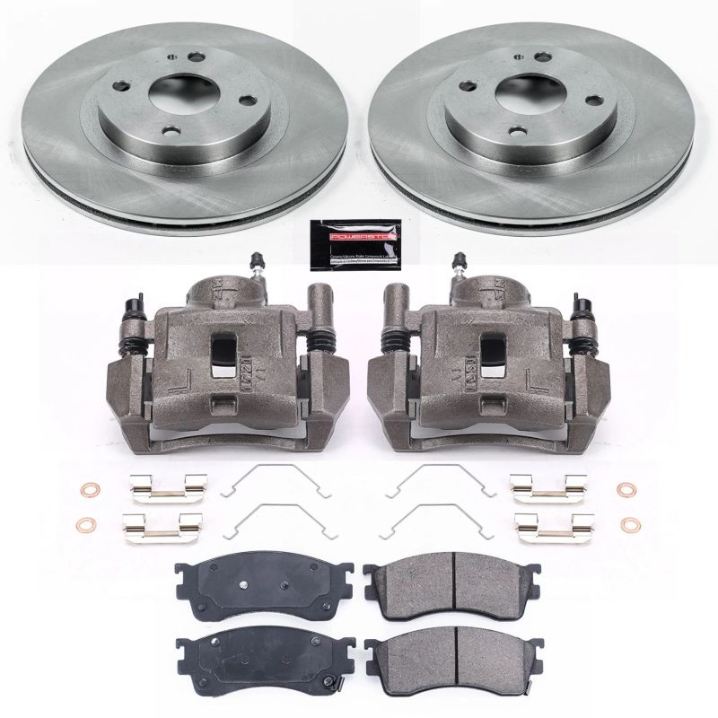 Power Stop 01-03 Mazda Protege Front Autospecialty Brake Kit w/Calipers Brake Kits - OE PowerStop