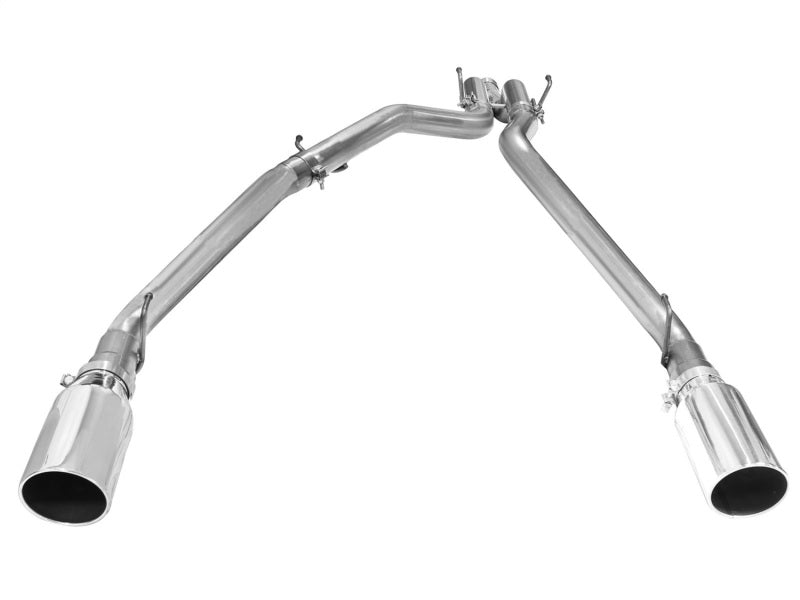 aFe MACHForce XP DPF-Back Exhaust 3in SS w/ 6in Polished Tips 2014 Dodge Ram 1500 V6 3.0L EcoDiesel DPF Back aFe