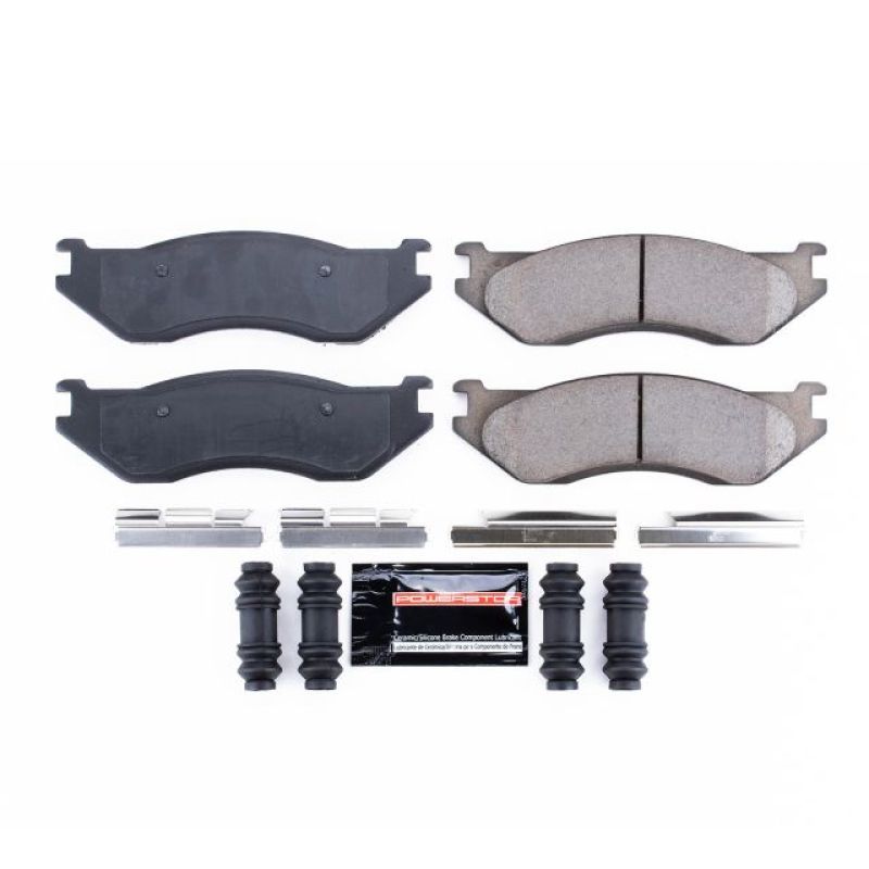 Power Stop 1998 Dodge B1500 Front Z23 Evolution Sport Brake Pads w/Hardware Brake Pads - Performance PowerStop