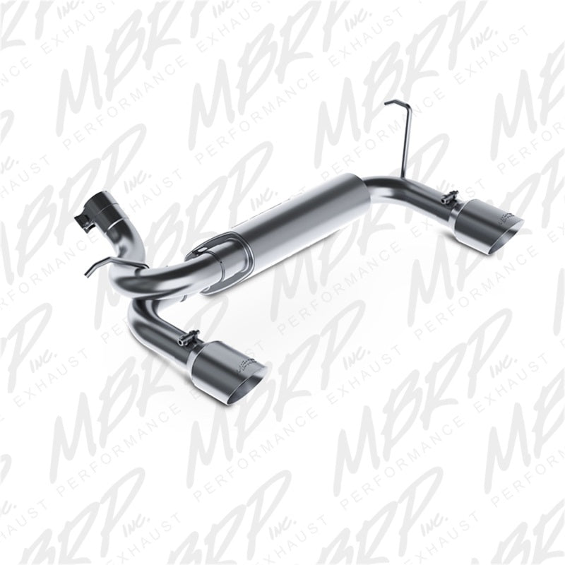 MBRP 07-14 Jeep Wrangler/Rubicon 3.6L/3.8L V6 Axle-Back Dual Rear Exit Aluminum Performance Exhuast Axle Back MBRP