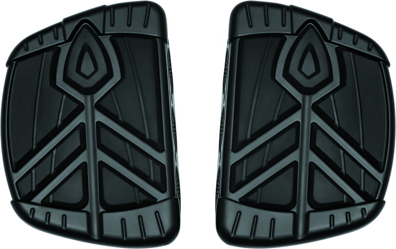 Kuryakyn Spear Mini Boards Without Adapter Satin Black Running Boards Kuryakyn