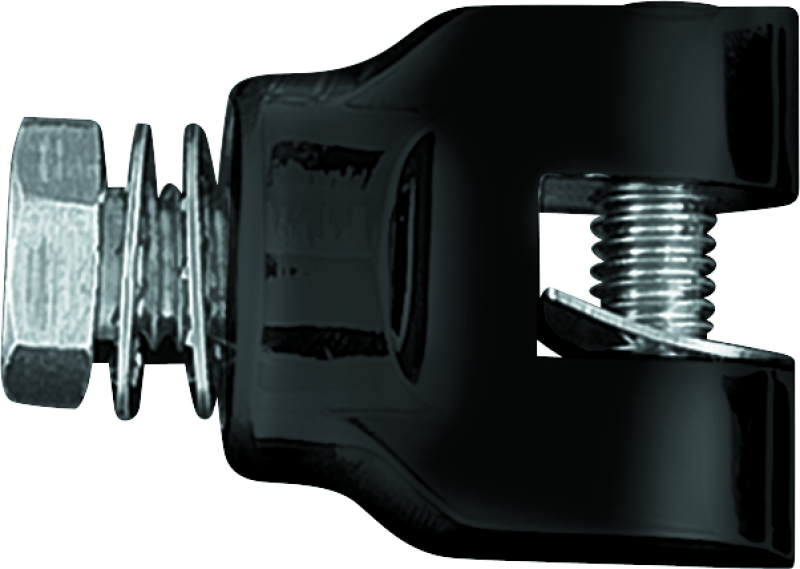 Kuryakyn Short Magnum Peg Mounts With 1/2in-13 Mounting Bolts Black Footpegs Kuryakyn