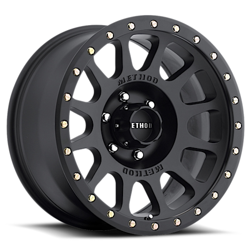 Method MR305 NV 17x8.5 25mm Offset 6x135 94mm CB Matte Black Wheel Wheels - Cast Method Wheels