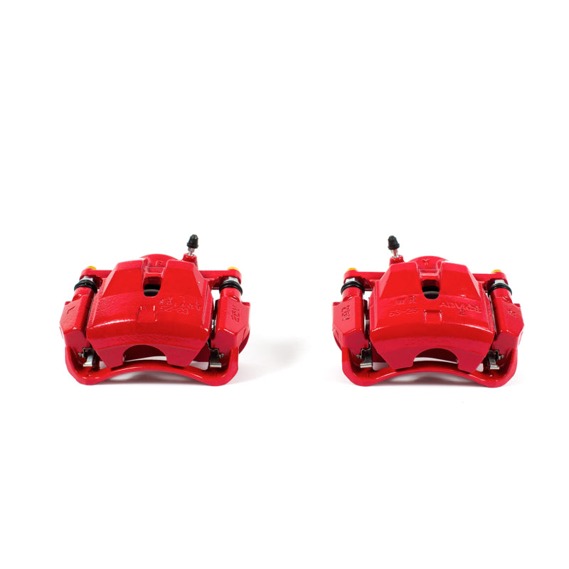 Power Stop 06-18 Toyota RAV4 Front Red Calipers w/Brackets - Pair Brake Calipers - Perf PowerStop
