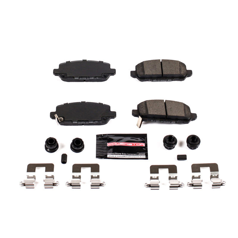 Power Stop 2016 Honda CR-Z Rear Z23 Evolution Sport Brake Pads w/Hardware Brake Pads - Performance PowerStop