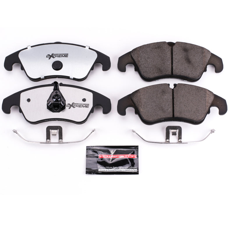 Power Stop 10-16 Audi A4 Front Z26 Extreme Street Brake Pads w/Hardware Brake Pads - Performance PowerStop