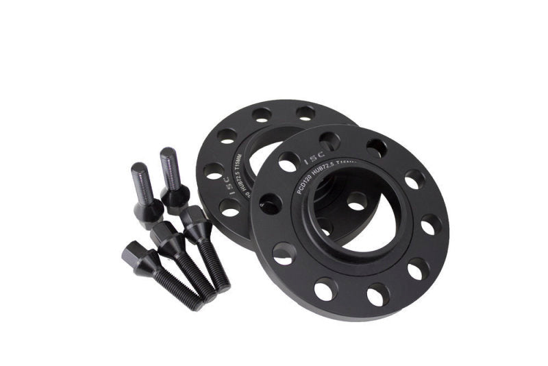 ISC Suspension 5x108 Hub Centric Wheel Spacers 15mm Black (Pair) Wheel Spacers & Adapters ISC Suspension