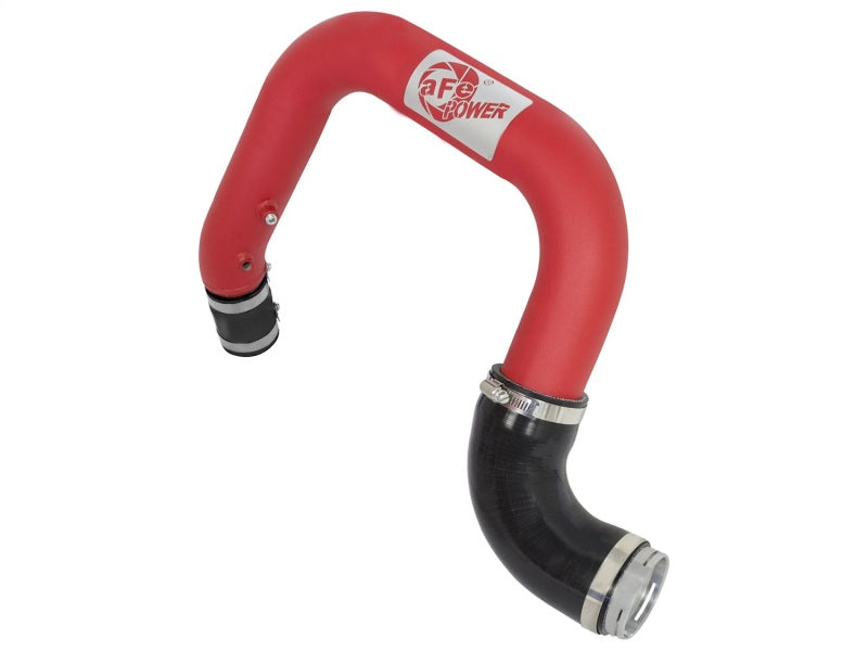aFe BladeRunner 2.5in Red IC Tube Hot Side w/ Coupling & Clamp Kit 2016 GM Colorado/Canyon 2.8L Intercoolers aFe