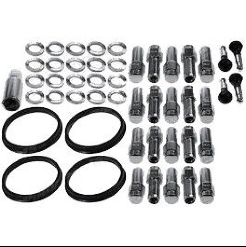 Race Star 1/2in Ford Closed End Deluxe Lug Kit Direct Drill - 20 PK Lug Nuts Race Star