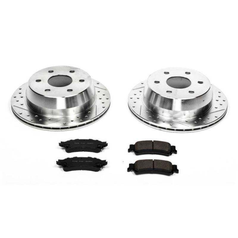 Power Stop 03-05 Chevrolet Astro Rear Z23 Evolution Sport Brake Kit Brake Kits - Performance D&S PowerStop