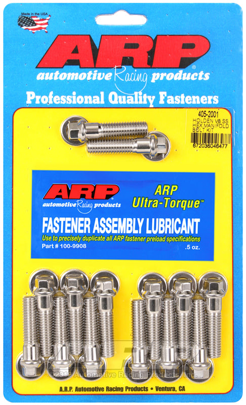 ARP Holden V8 SS hex manifold bolt kit Rod Bolt Kits ARP