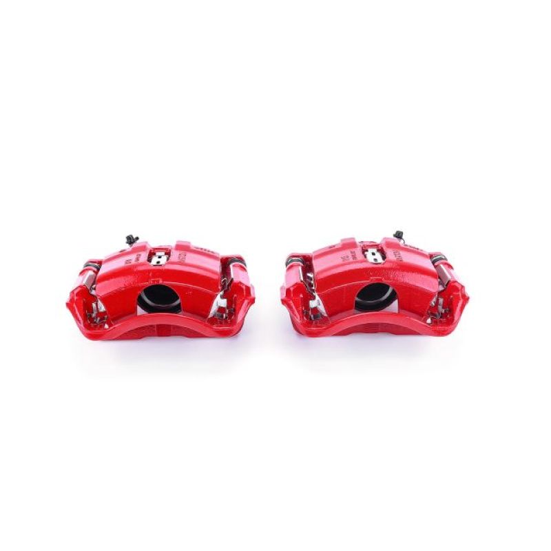 Power Stop 91-95 Acura Legend Front Red Calipers w/Brackets - Pair Brake Calipers - Perf PowerStop