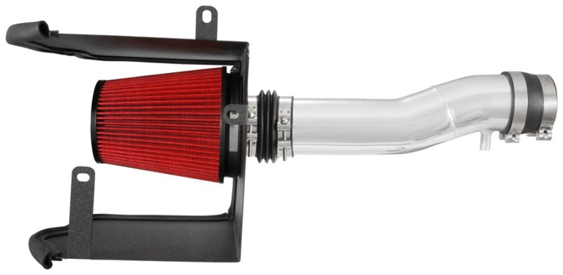 Spectre 16-18 Toyota Tacoma V6-3.5L F/I Air Intake Kit - Polished w/Red Filter Cold Air Intakes Spectre