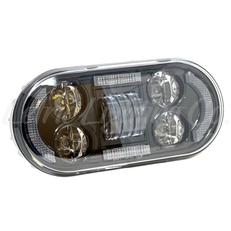 Letric Lighting 21-23 Sportster S Black Premium LED Headlamp Light Accessories and Wiring Letric Lighting
