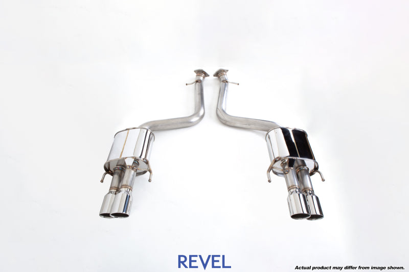 Revel Medallion Touring-S Catback Exhaust - Dual Muffler / Quad Tip / Rear Section 16-17 Lexus GS F Catback Revel