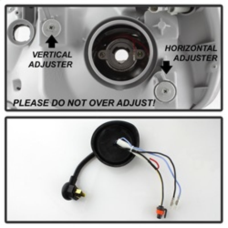 xTune Toyota Tacoma 12-15 Headlights - Light Bar DRL - Black PRO-JH-TTA12-LBDRL-BK Headlights SPYDER