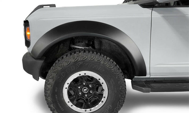 Bushwacker 21-22 Ford Bronco (2 Door) Extend-A-Fender Style Fender Flares - 4pc Smooth Fender Flares Bushwacker