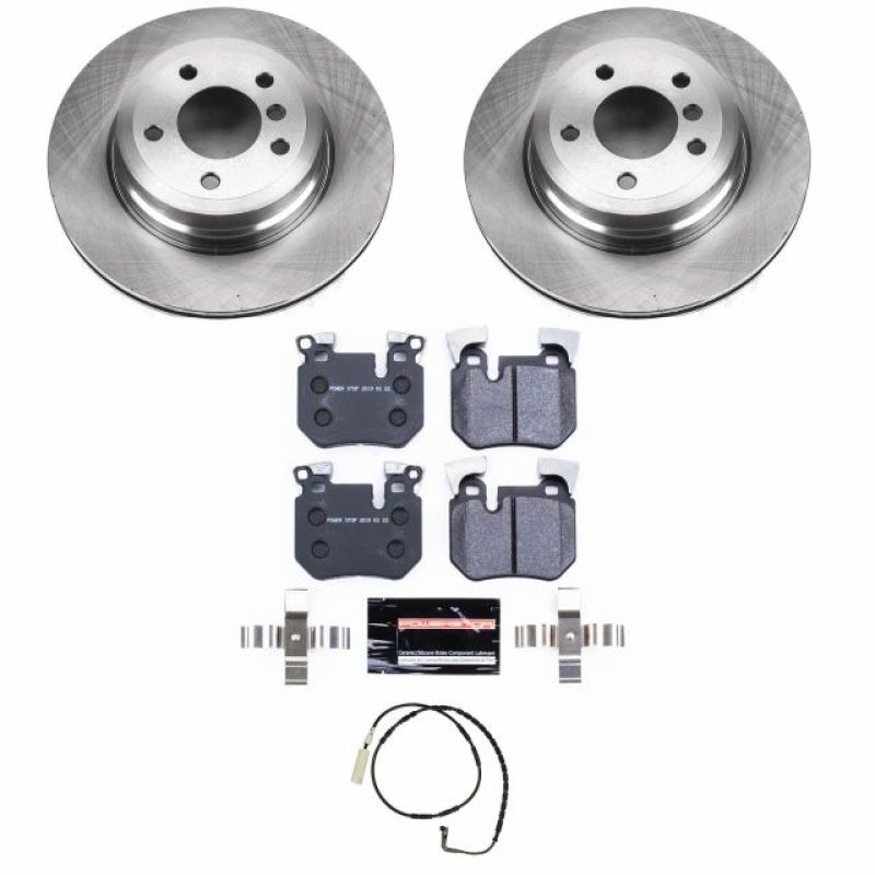 Power Stop 08-10 BMW 135i Rear Track Day Brake Kit Brake Kits - Performance Blank PowerStop