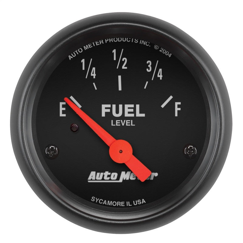 Autometer Z Series 52mm 0 Empty / 30 Full Fuel Level Gauge Gauges AutoMeter