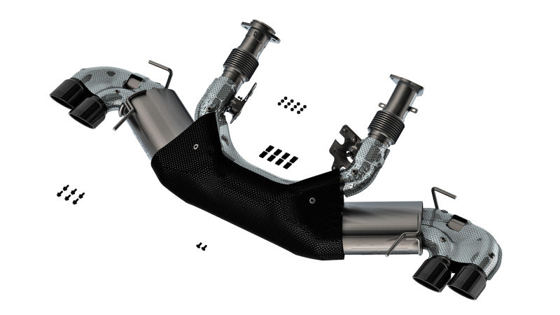 Borla 20-23 Chevy Corvette 6.2L V8 AT w/o NPP 3in ATAK Catback Exhaust - Black Chrome Tips Catback Borla