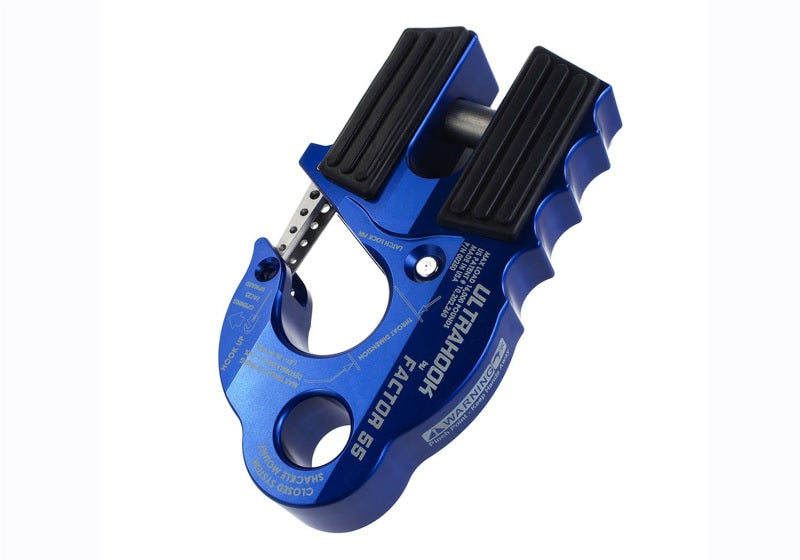 Ford Racing Factor 55 UltraHook w/Rope Guard - Blue Tow Hooks Ford Racing