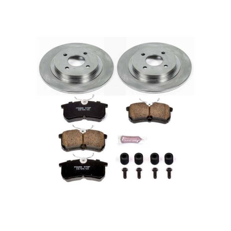 Power Stop 02-04 Ford Focus Rear Autospecialty Brake Kit Brake Kits - OE PowerStop