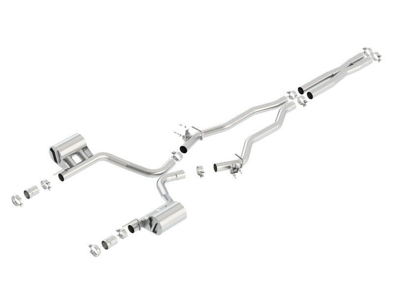 Borla 2015-2022 Charger SRT 392 / Scat Pack 6.4L Atak Catback Exhaust Single Split Rear Exit Catback Borla