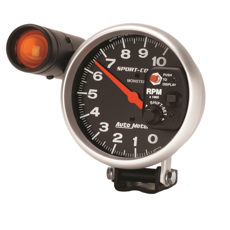 Autometer Sport-Comp 5 inch 10K RPM Shift Light Tach Gauges AutoMeter