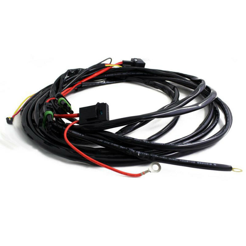 Baja Designs Pro/Sport 3 Pin 150 Watt Hi-Beam Harness (2 Light Max) Light Accessories and Wiring Baja Designs
