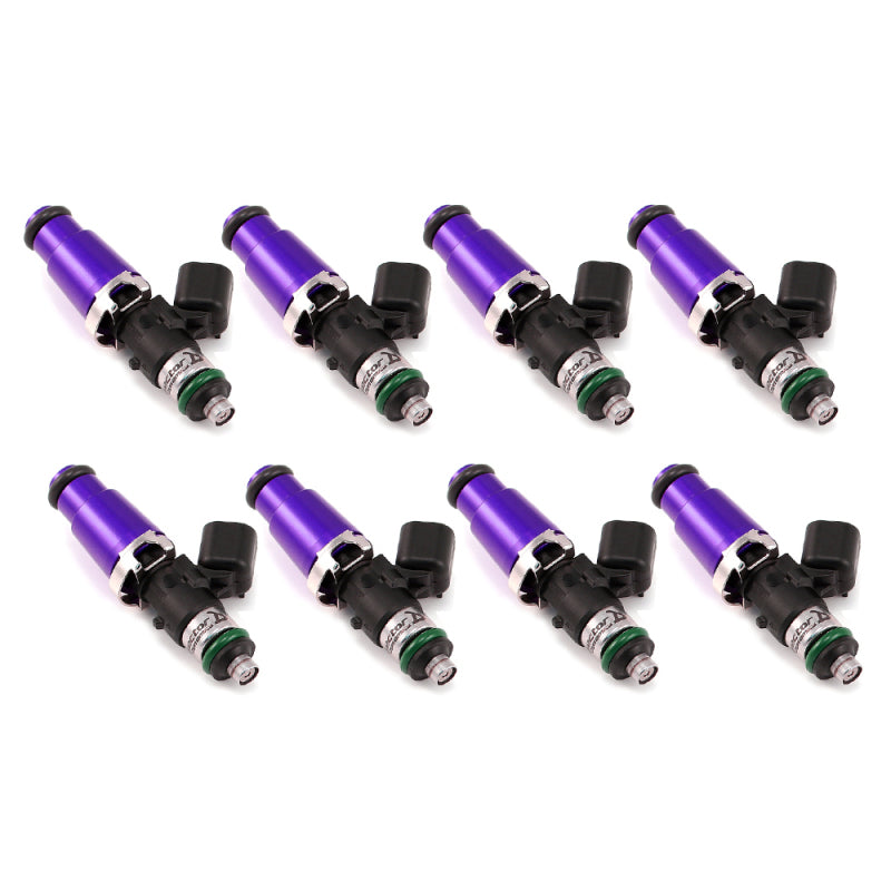 Injector Dynamics ID1050X Injectors 14mm (Purple) Adaptors (Set of 8) Fuel Injector Sets - 8Cyl Injector Dynamics