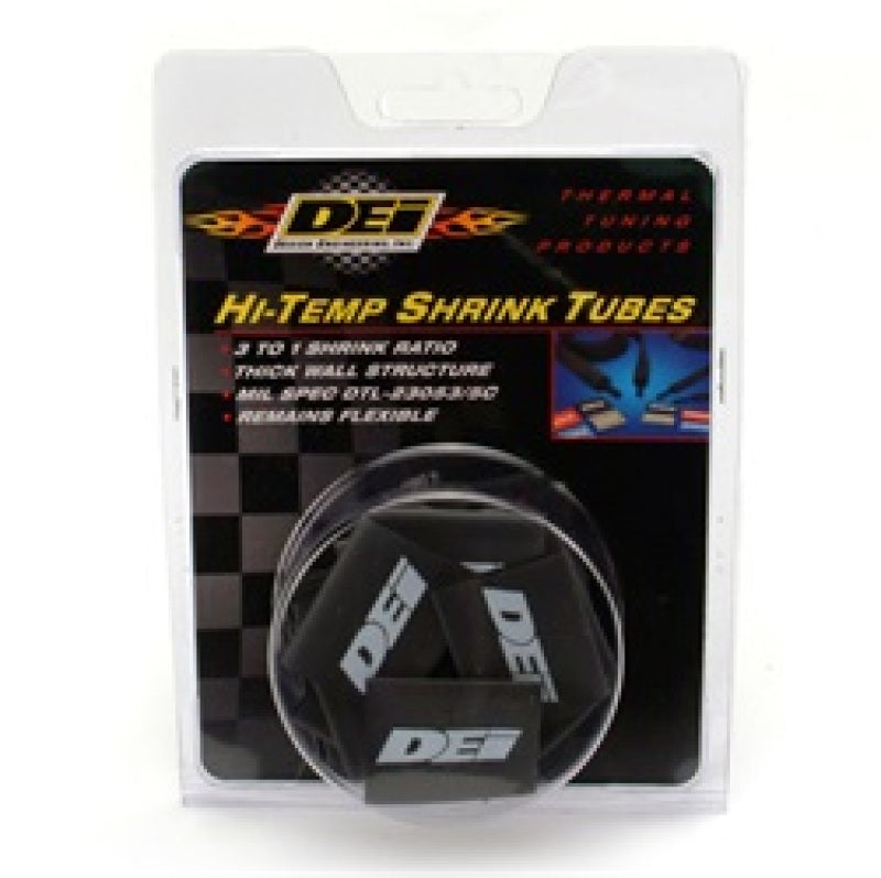 DEI Hi-Temp Shrink Tube 18mm x 1.5in - Black Heat Shrink DEI