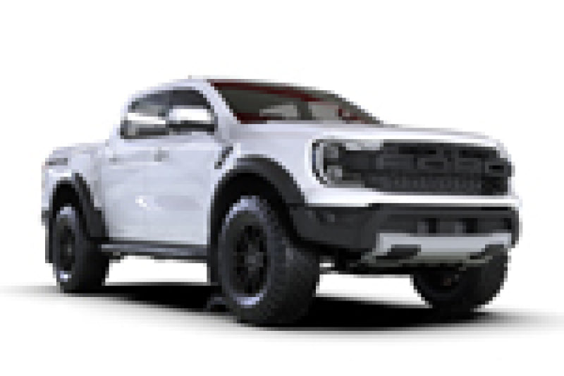 Rally Armor 23-25 Ford Ranger Raptor Black UR Mud Flap White Logo Mud Flaps Rally Armor