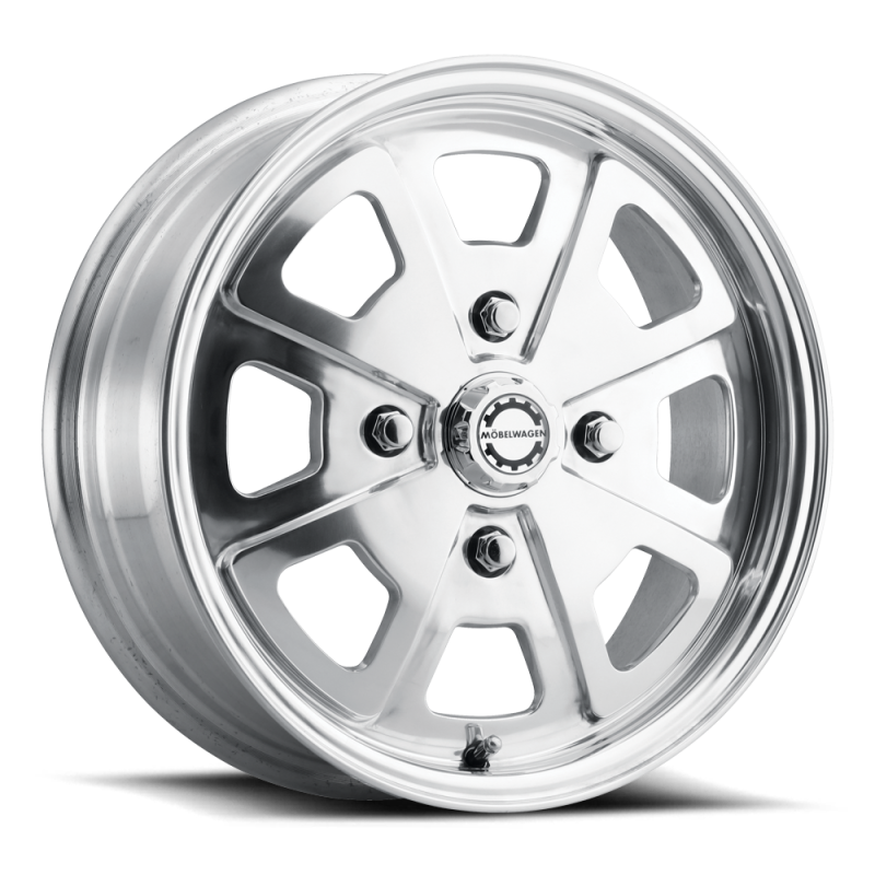 Mobelwagen MW-730P Schnell 15x5.5in / 4x130 BP / 35mm Offset / 79.1mm Bore - Polished Wheel Wheels - Cast Mobelwagen