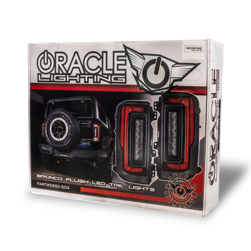 Oracle 21-23 Ford Bronco Flush Style LED Taillights - Tinted Tail Lights ORACLE Lighting