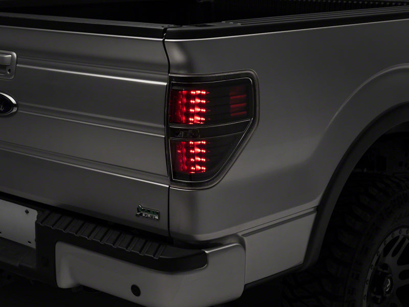 Raxiom 09-14 Ford F-150 Styleside LED Tail Lights- Blk Housing (Clear Lens) Tail Lights Raxiom
