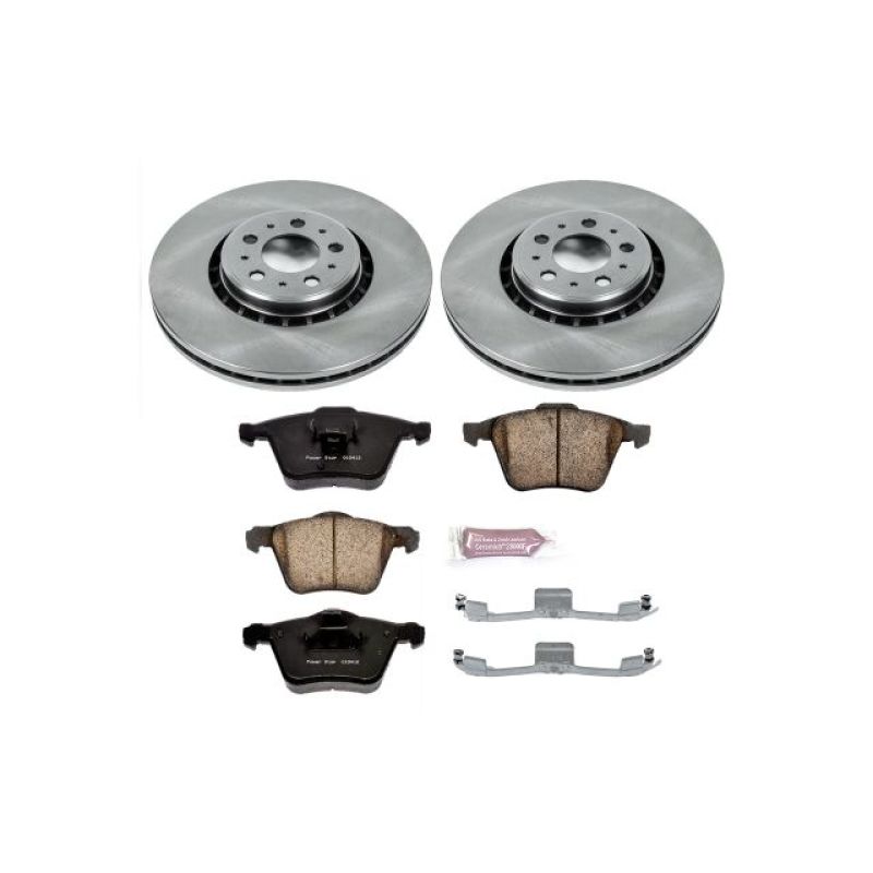 Power Stop 03-14 Volvo XC90 Front Autospecialty Brake Kit Brake Kits - OE PowerStop