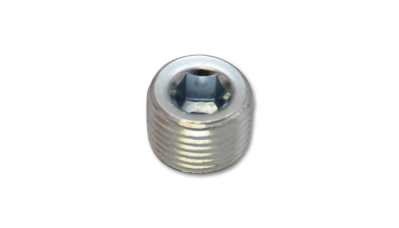 Vibrant 1/8in NPT Male Plug for EGT weld bung - Zinc Plated Mild Steel Fittings Vibrant