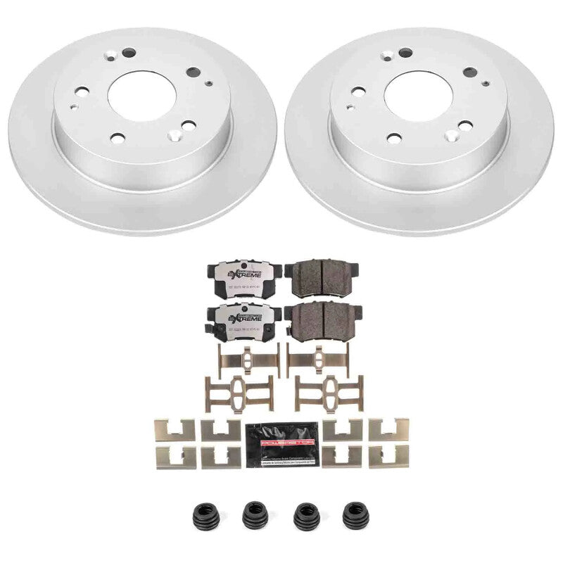 Power Stop 97-01 Acura Integra Rear Z26 Coated Brake Kit Brake Kits - Performance D&S PowerStop