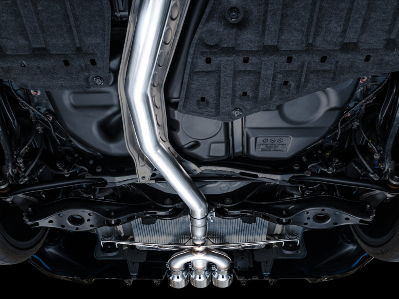AWE Tuning 2023 Honda Civic Type R FL5 Track Edition Exhaust w/ Triple Chrome Silver Tips Catback AWE Tuning