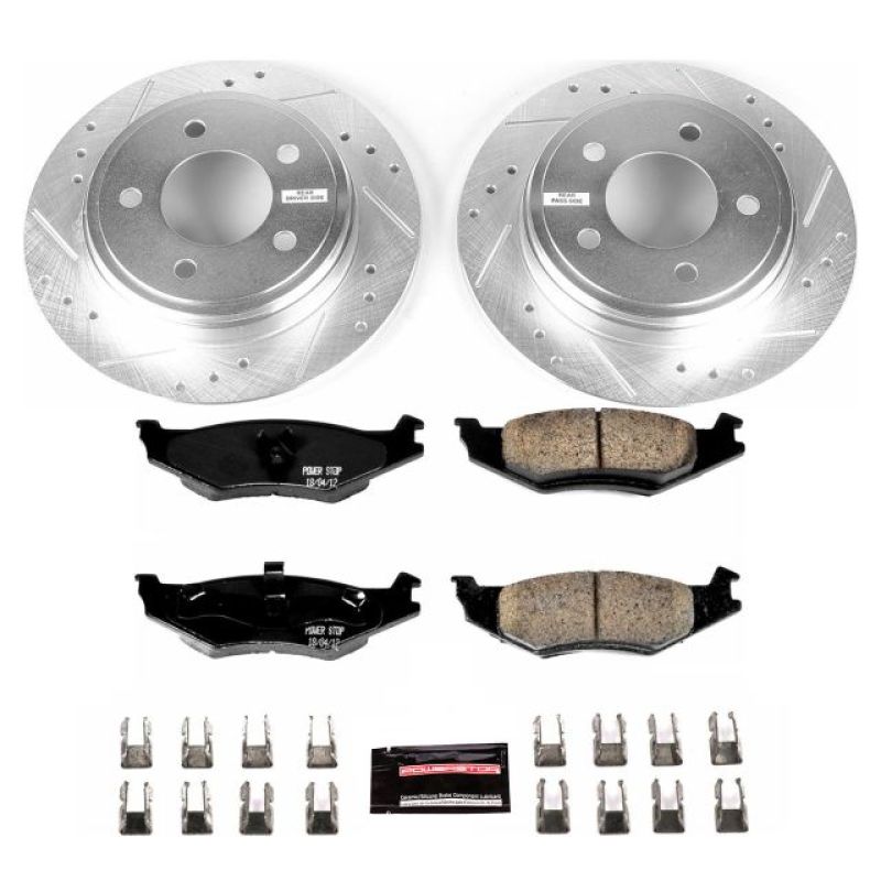 Power Stop 93-94 Chrysler Concorde Rear Z23 Evolution Sport Brake Kit Brake Kits - Performance D&S PowerStop