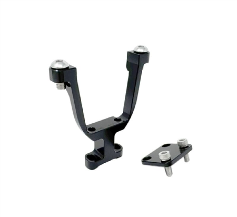 Torque Solution Subaru STI 04-22 Coolant Expansion Tank Pedestal - Black Coolant Reservoirs Torque Solution