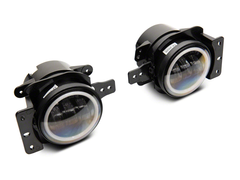 Raxiom 07-23 Jeep Wrangler JK & JL 20-23 Jeep Gladiator JT Axial Series LED Fog Lights w/ Halo Headlights Raxiom