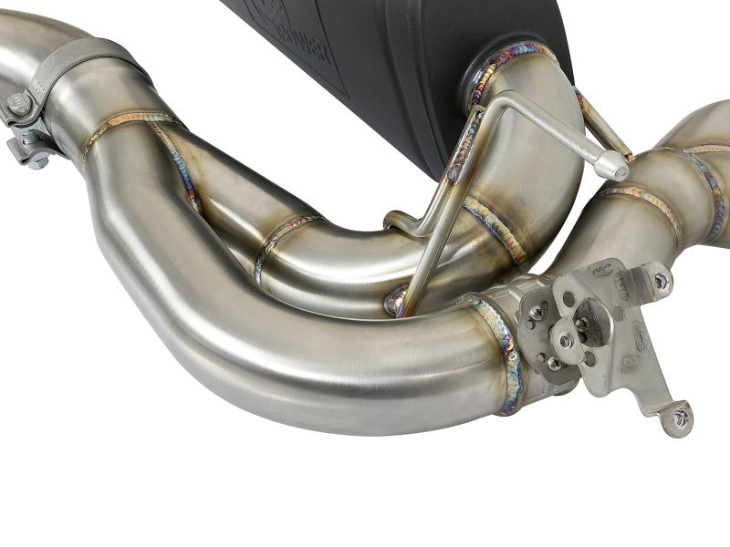 aFe MACH Force-Xp 2-1/2in Stainless Steel Axle Back Exhaust w/CF 15-19 BMW M3/M4 (F80/82/83) Axle Back aFe