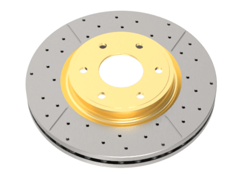 DBA 02-07 Jeep Liberty Front Street Drilled & Slotted Rotor Brake Rotors - Slot & Drilled DBA