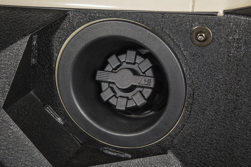 Rugged Ridge 01-19 Jeep Wrangler TJ/LJ/JK/JL Black Elite Aluminum Fuel Cap Fuel Caps Rugged Ridge