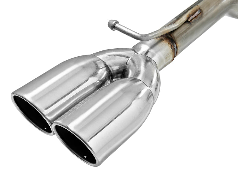 aFe MACH Force-Xp 2-1/2in 304 SS Cat-Back Exhaust 15-19 Dodge Challenger V6-3.6L - Polished Tip Catback aFe