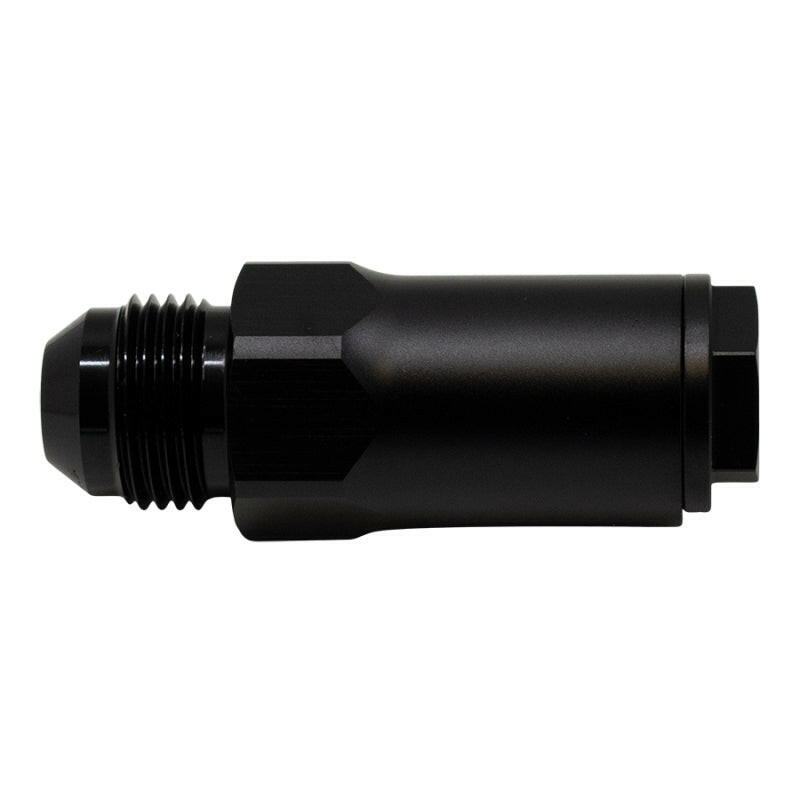 DeatschWerks 8AN Male Flare to 1/2in Ford Male EFI Quick Connect Adapter - Anodized Matte Black Fuel Components Misc DeatschWerks