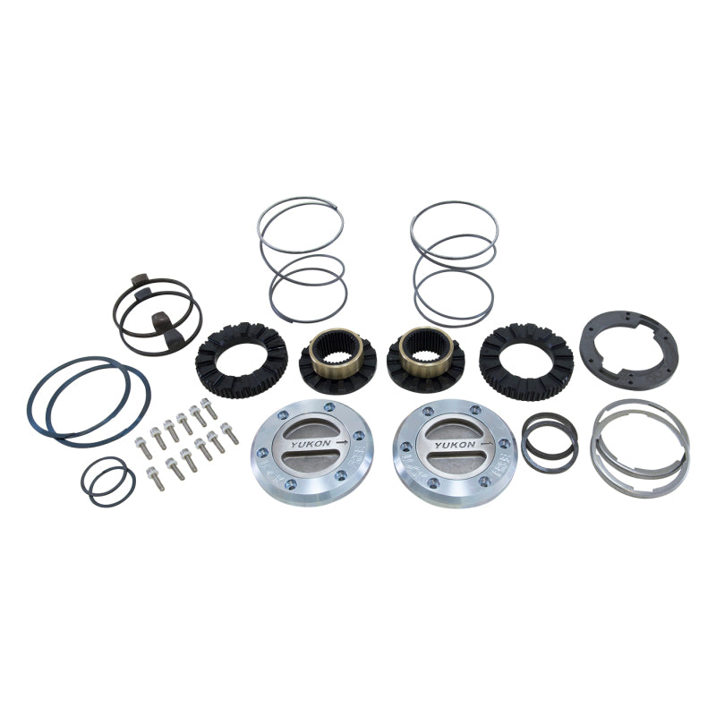 Yukon Hardcore Locking Hub Set for 00-08 Dodge 1-Ton Front w/Spin Free Kit Differential Install Kits Yukon Gear & Axle