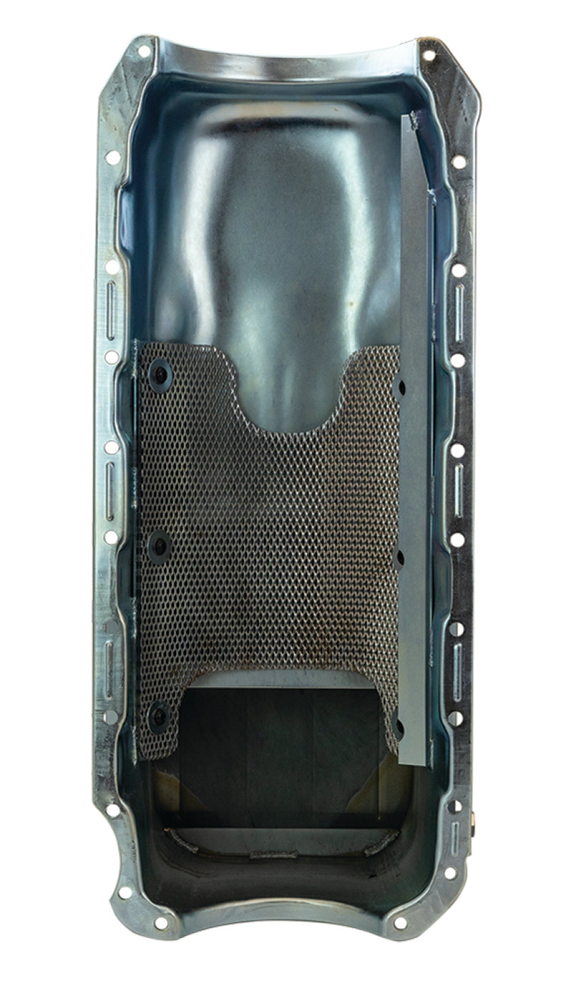 Moroso Chevrolet Big Block Mark IV Kicked Out Wet Sump 6qt 8in Steel Oil Pan Oil Pans Moroso