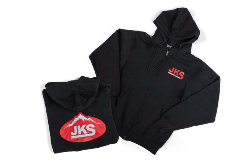 JKS Manufacturing Zippered Black Hoodie - 3XL Shirts JKS Manufacturing